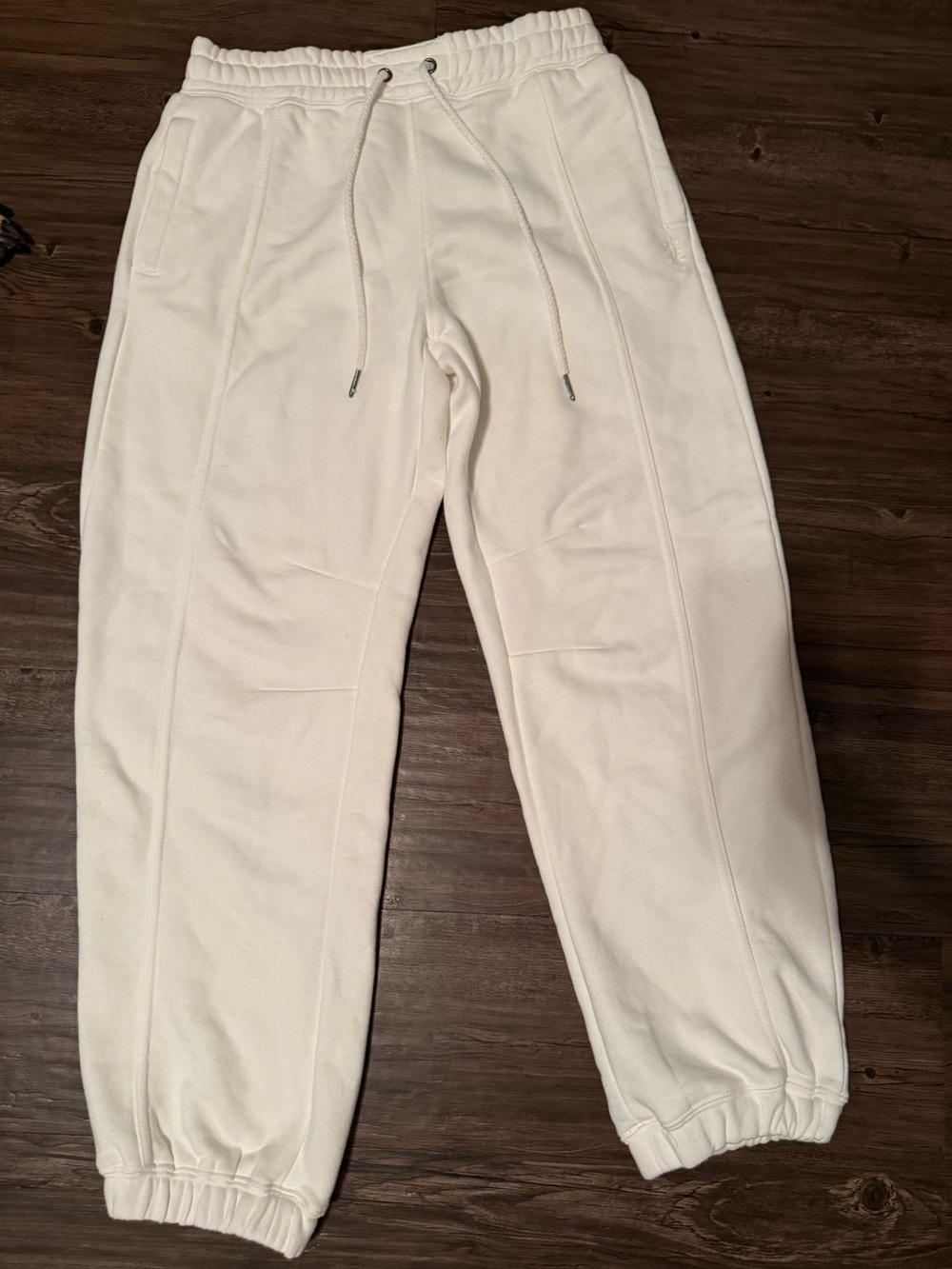 Women’s  FP Movement White Fleece Jogger Sweatpants